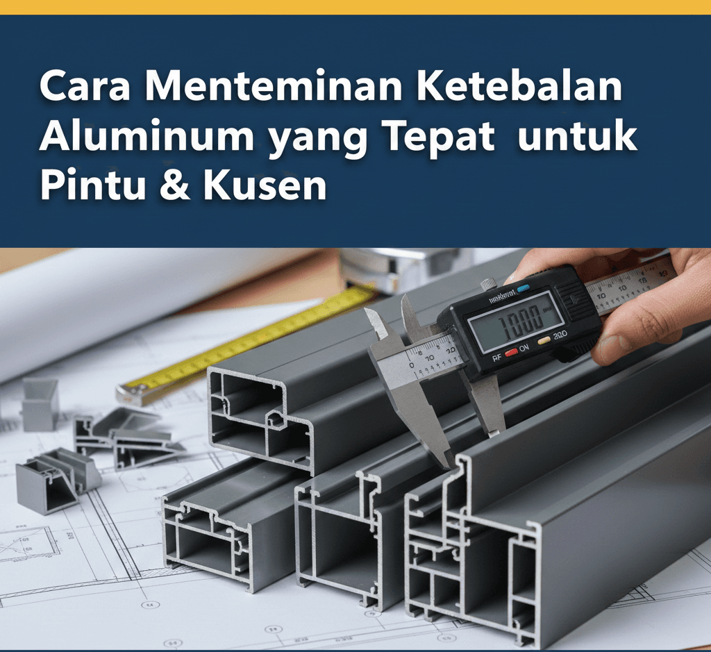 Cara Menentukan Ketebalan Aluminium yang Tepat untuk Pintu & Kusen