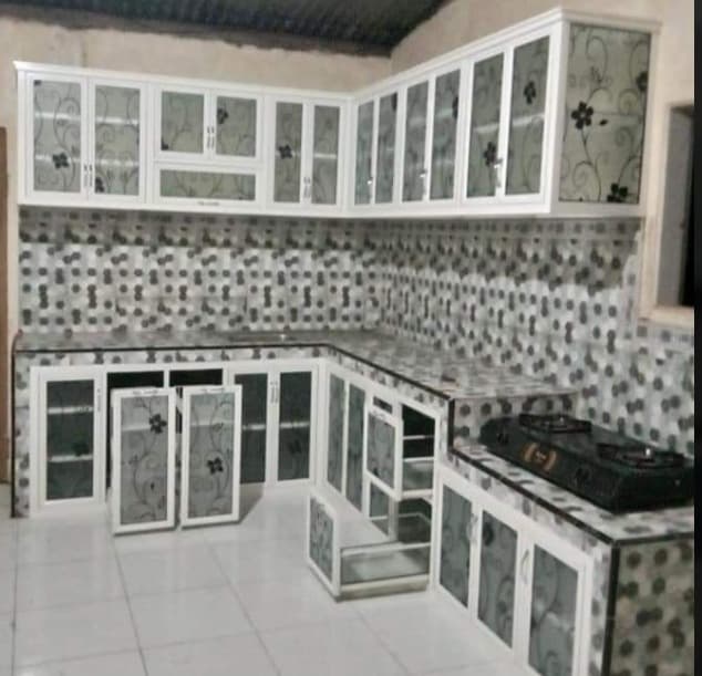 Kitchen Set Aluminium Frame Tebal