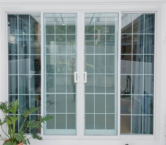 Pintu Aluminium Geser Mix Kaca - Gambar 1